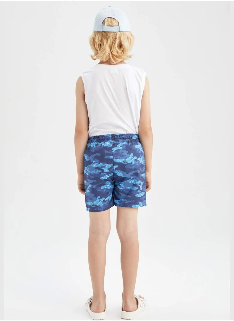 ديفاكتو Sea Print Mini Swimming Short