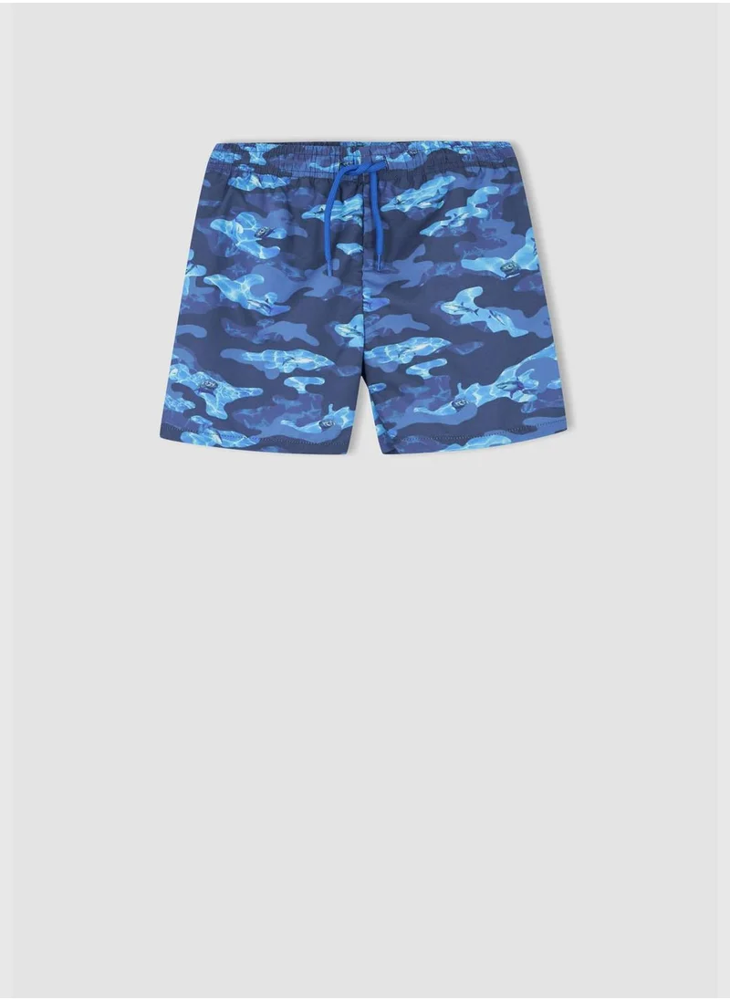 ديفاكتو Sea Print Mini Swimming Short