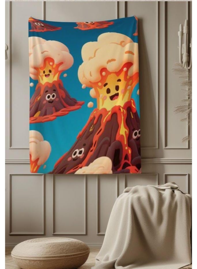 عام بطانية رقيقة من الفانيلا الكرتونية للأطفال والرضع (دافئة ومريحة، ومناسبة للنوم والألعاب) 70 سم * 100 سم - Image 3