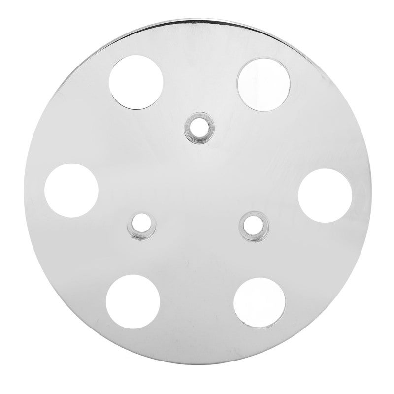 AC Compressor Clutch Pulley Cover: Silver Chrome Plated Aluminum Alloy - High Strength Rust Resistant Precise Fit Cover for Sanden 508 AC Compressors Vehicle AC System Protection - Image 2