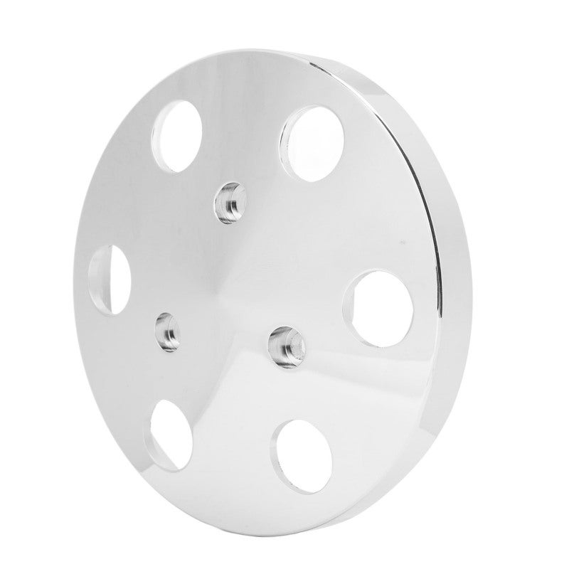 AC Compressor Clutch Pulley Cover: Silver Chrome Plated Aluminum Alloy - High Strength Rust Resistant Precise Fit Cover for Sanden 508 AC Compressors Vehicle AC System Protection - Image 4