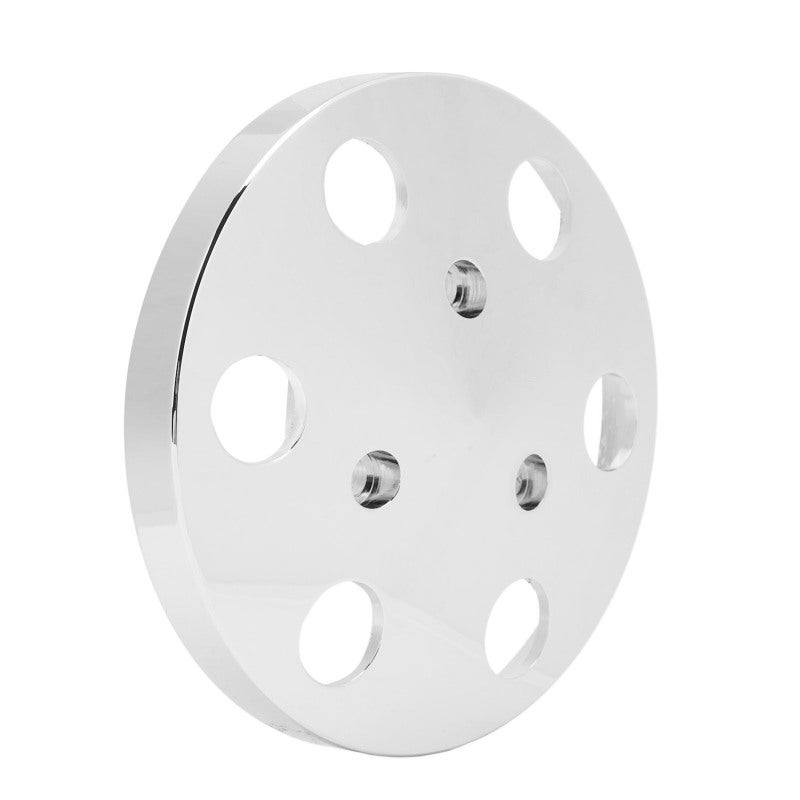 AC Compressor Clutch Pulley Cover: Silver Chrome Plated Aluminum Alloy - High Strength Rust Resistant Precise Fit Cover for Sanden 508 AC Compressors Vehicle AC System Protection - Image 3