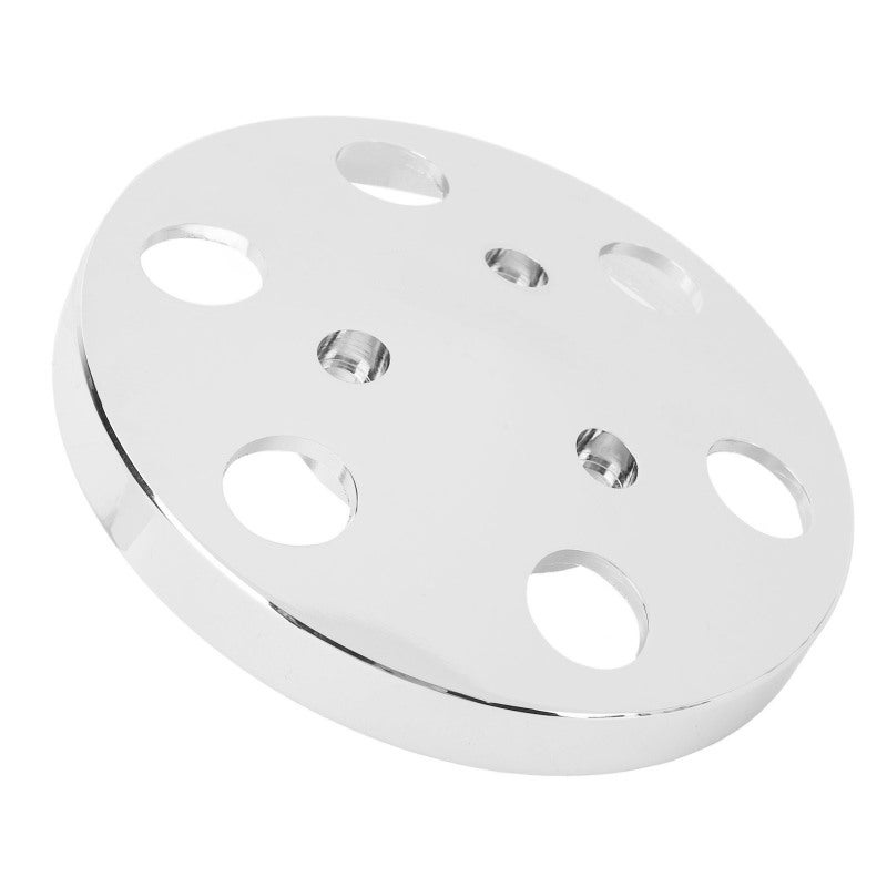 AC Compressor Clutch Pulley Cover: Silver Chrome Plated Aluminum Alloy - High Strength Rust Resistant Precise Fit Cover for Sanden 508 AC Compressors Vehicle AC System Protection - Image 5