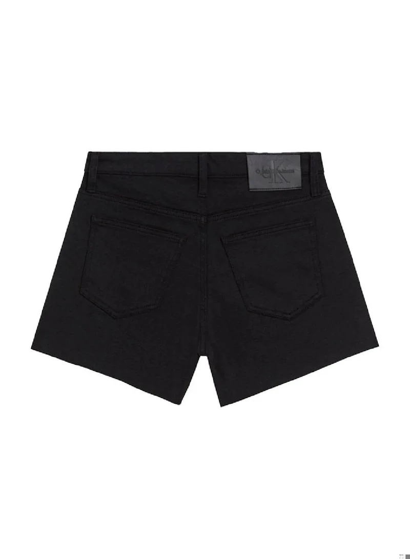 Calvin Klein Jeans denim black Denim Mom Shorts for Women | Best Price UAE