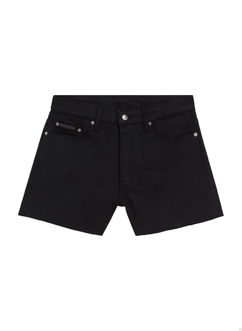 Calvin Klein Jeans denim black Denim Mom Shorts for Women | Best Price UAE