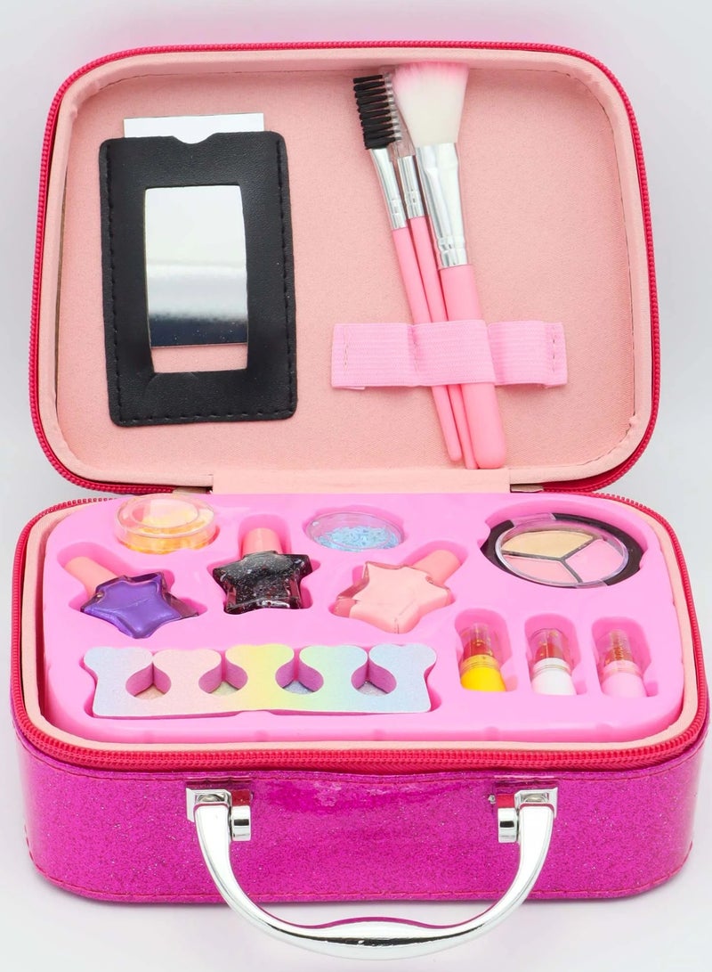 Princess Kids Makeup Kit for Girls, Unicorn Makeup Set, Real Washable Make up Kit for Little Girl Princess Toddler Makeup for Kid Birthday Gifts Unicorn Toys for Girls - Image 2