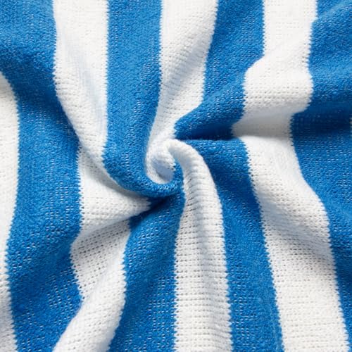 UCEDER Surfboard Sock Cover,Lightweight Stretch Board Bag for Sun Protection,Foldable Surfboard Sock Sleeve Perfect for Travel and Transportation(Blue and White, 6'0'') - Image 5