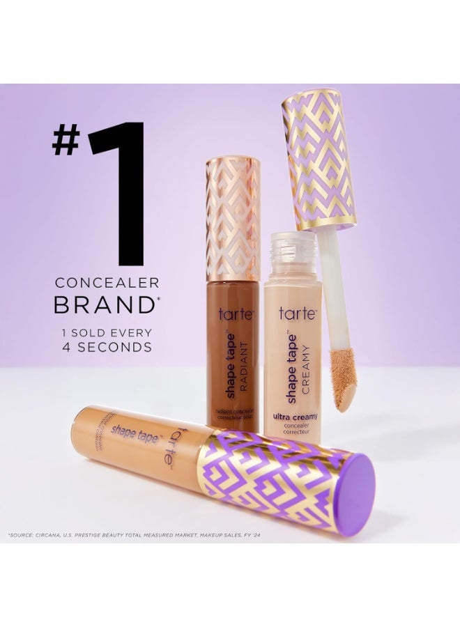 Tarte Cosmetics Tarte Shape Tape ULTRA CREAMY Concealer 0.33 fl. oz. (Medium-Tan Golden 37G) - Image 4