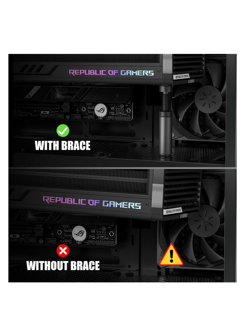 Generic - Graphics Card GPU Brace Support, Height Adjustment Video Card Sag Holder Bracket, GPU Stand, Universal VGA Graphics Card Holder - Image 1