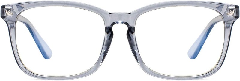MAXJULI Blue Light Blocking Glasses,Computer Reading/Gaming/TV/Phones Glasses for Women Men(Transparent Blue) - Image 1