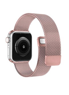 Generic Stainless Steel Magnetic Band Compatible with Apple Watch 49mm 45mm 44mm 42mm, Adjustable Milanese Magnet Metal Strap Men Women for iWatch Series 8/7/6/5/4/3/2/1/SE/Ultra  - Image 3