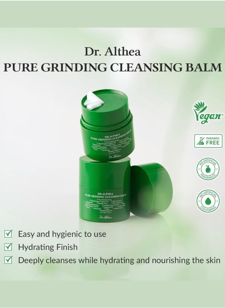 Dr.althea Dr. Althea Pure Grinding Cleansing Balm – Deep Cleansing & Makeup Removal, 50ml – Hydrating & Gentle for All Skin Types  - Image 2