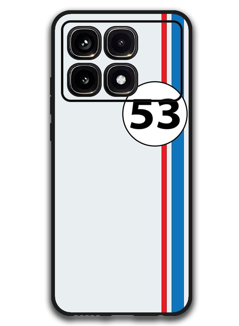 Theodor Protective Case Anti Scratch Shock Proof Bumper Cover For Xiaomi Redmi K70 Ultra Red and blue stripes 53 - Image 1