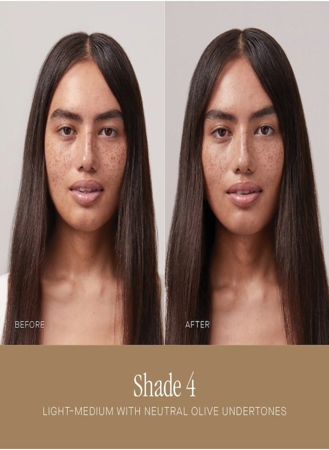 SUMMER FRIDAYS Summer Fridays Sheer Skin Tint with Hyaluronic Acid & Squalane – Lightweight, Hydrating Coverage, Shade 4 - light medium with neutral olive undertones 30ml  - Image 2