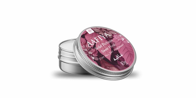 AL MASNOON AL MASNOON Aafiya Solid Perfume 10g Arabic Sweet Floral Fragrance Versatile Deodorant and AfterBath Scent LongLasting Freshness  - Image 1