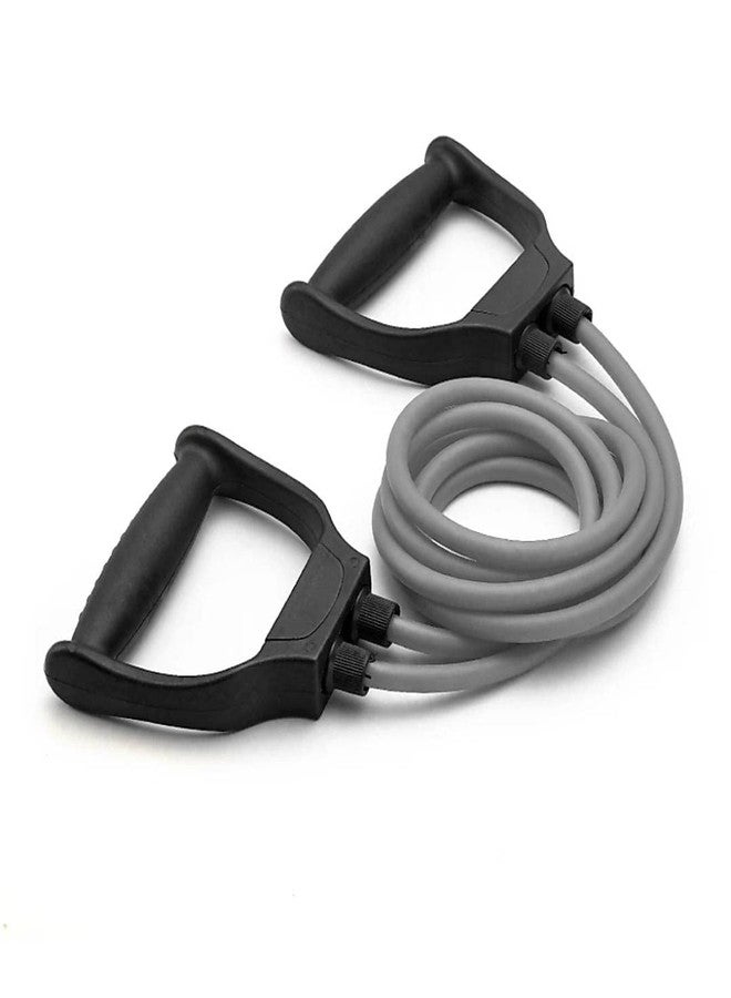 PRT GOLD Resistance Tube Exercise Bands for Stretching, Workout, and Toning for Men, and Women with Additional Door Anchor (30-35 lbs) - Random Colour - Image 5