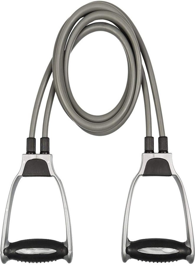 PRT GOLD Resistance Tube Exercise Bands for Stretching, Workout, and Toning for Men, and Women with Additional Door Anchor (30-35 lbs) - Random Colour - Image 3