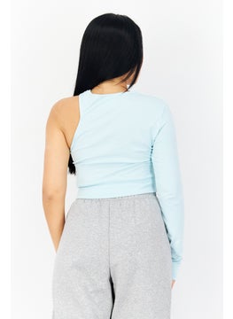 adidas Originals Women Sportswear Fit Outdoor Crop Top, Mint  - Image 2