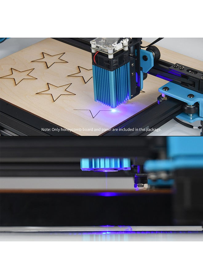 Two Trees - Laser Engraver Honeycomb Working Table All-metal Structure Steel Panel Board Platform with Measurement for CO2/Diode/Fiber Laser Engraving Machine Clean Cutting 400 x 400 Work Area - Image 1