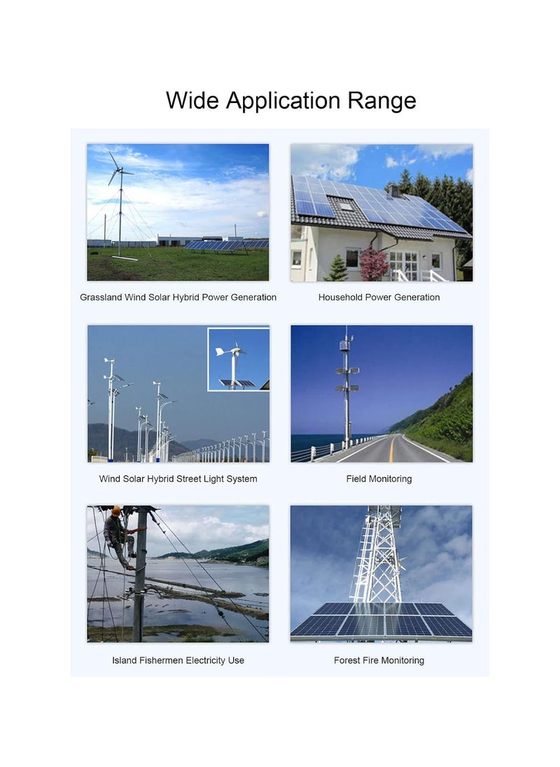 GGOOT - MPPT Charge Controller, DC12V 24V Wind Solar Hybrid Controller MPPT Boost Charge Regulator for Acid Lithium Battery, Renewable Energy - Image 1