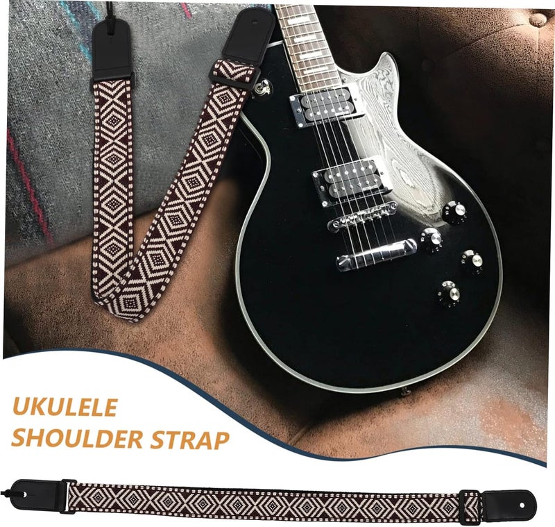 Adjustable Ukulele Strap Chic Shoulder Belt for Soprano Concert Tenor Ukuleles Easy to Attach Secure -resistant Design Instrument Accessory - Image 3