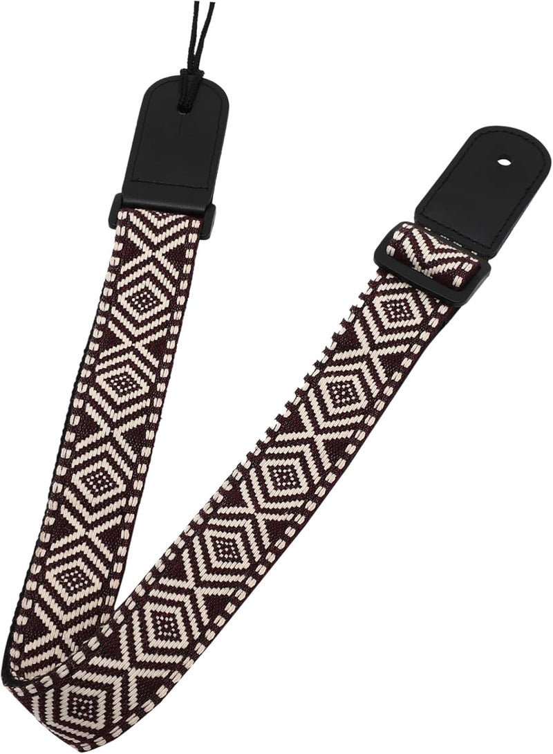Adjustable Ukulele Strap Chic Shoulder Belt for Soprano Concert Tenor Ukuleles Easy to Attach Secure -resistant Design Instrument Accessory - Image 1