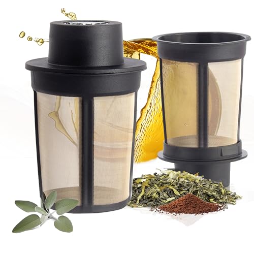 finum 63/421.41.00 Stainless Steel Loose-Leaf Floating Tea and Spice Infusing Basket, Large, Black - Image 1