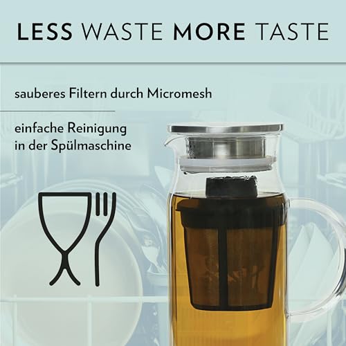 finum 63/421.41.00 Stainless Steel Loose-Leaf Floating Tea and Spice Infusing Basket, Large, Black - Image 5