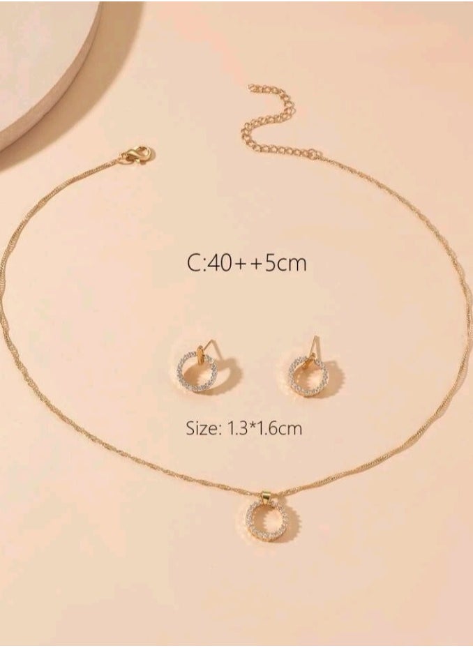 Jewelry For Life - Luxury Jewellery Set For  Women Inlaid With Zirconia - Image 1