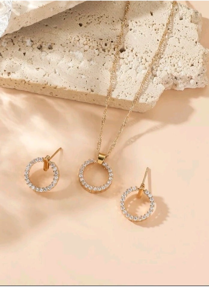 Jewelry For Life - Luxury Jewellery Set For  Women Inlaid With Zirconia - Image 1