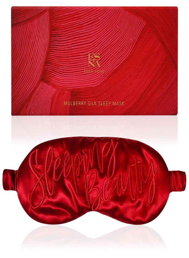 ESNA HOME Luxury Silk Sleep Mask Gift Set 22-Momme Mulberry Silk Eye Mask Ultra Comfort Perfect Present for Her Luxury Christmas for Women Comfortable Blindfold Eyeshade for Night Sleep - Image 1