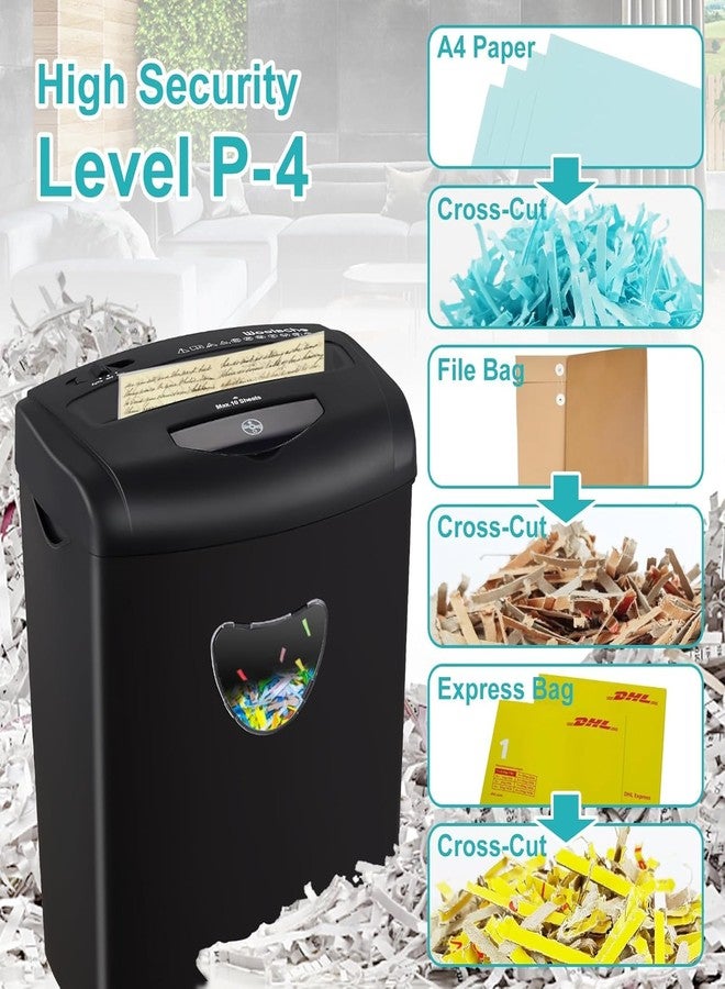 Dotpot Paper Shredder, 12-Sheet Cross Cut with 5.55-Gallon Basket, P-4 Security Level, 3-Mode Design Shred Card/CD/Staple/Clip, Heavy Duty with Jam Proof System, Paper Shredder for Office (ETL) - Image 3