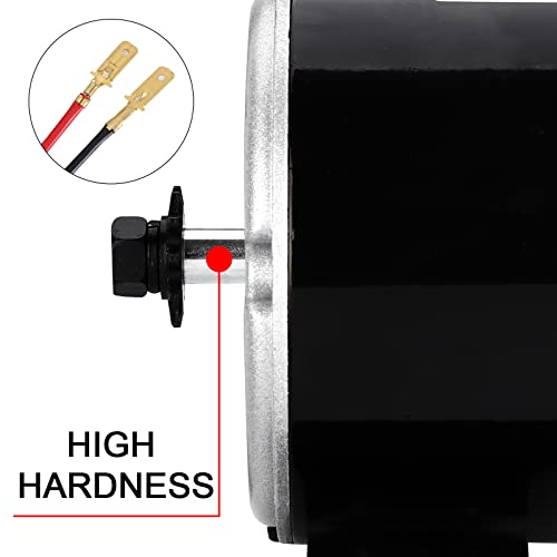 Vevitts Small Brushed Permanent Magnet Electric Motor for E Scooter Drive Speed Control 24V 350W 3000RPM - Image 4