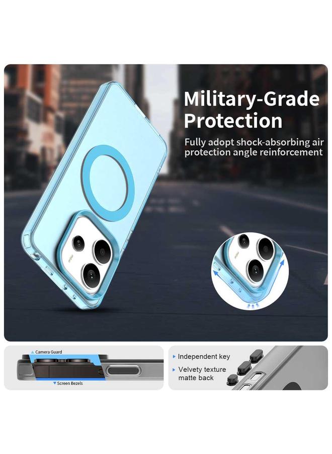 اس-توب جراب لهاتف Redmi Note 14 4G مقاس 163.25 مم من Candy Magsafe PC Hybrid TPU - Image 2