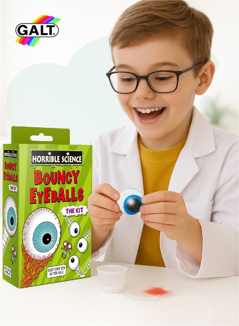 Galt Toys Science Kit for Kids | Horrible Science - Bouncy Eyeballs | Make Bouncing Eyeballs | Includes Moulds, Crystals, Glow-in-the-Dark Eyeballs | 6.5 x 14 x 21.49 CM | Ages 6+ - Image 2