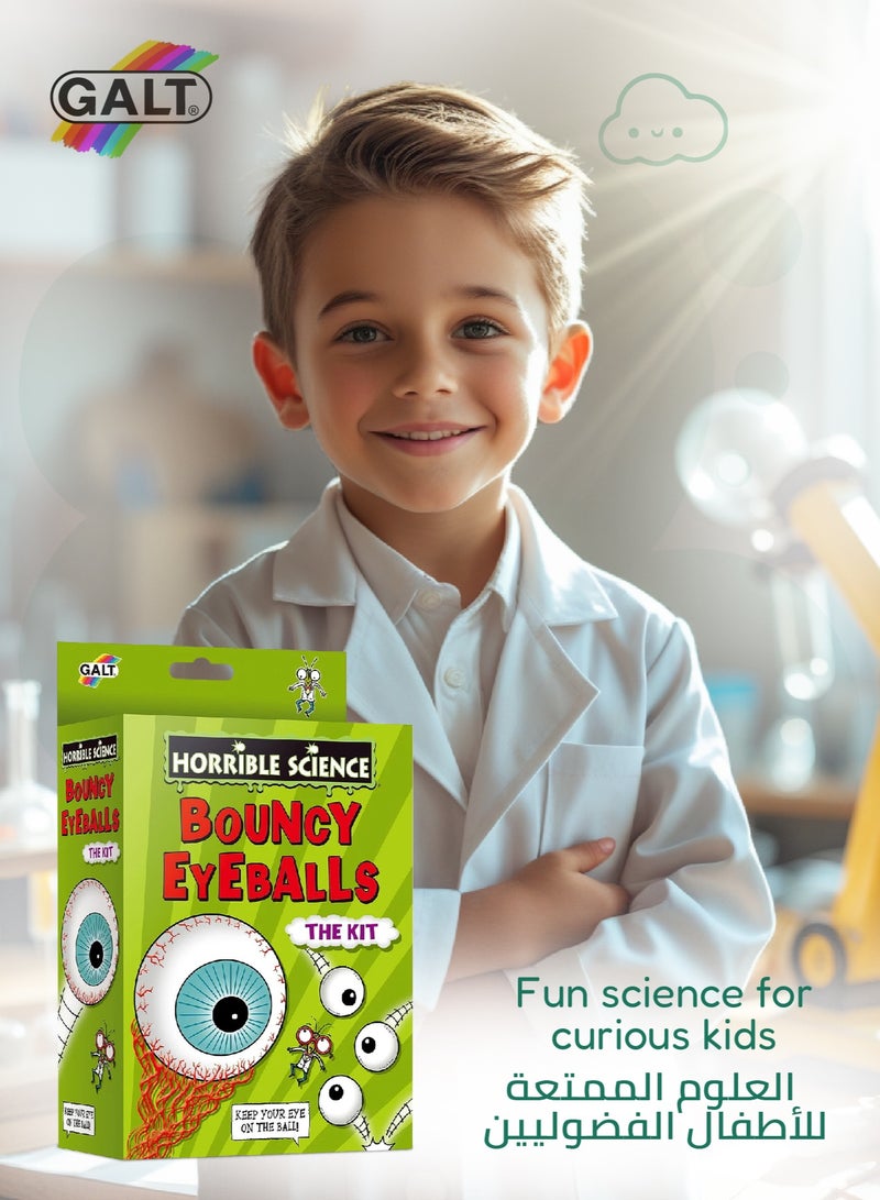 Galt Toys Science Kit for Kids | Horrible Science - Bouncy Eyeballs | Make Bouncing Eyeballs | Includes Moulds, Crystals, Glow-in-the-Dark Eyeballs | 6.5 x 14 x 21.49 CM | Ages 6+ - Image 4
