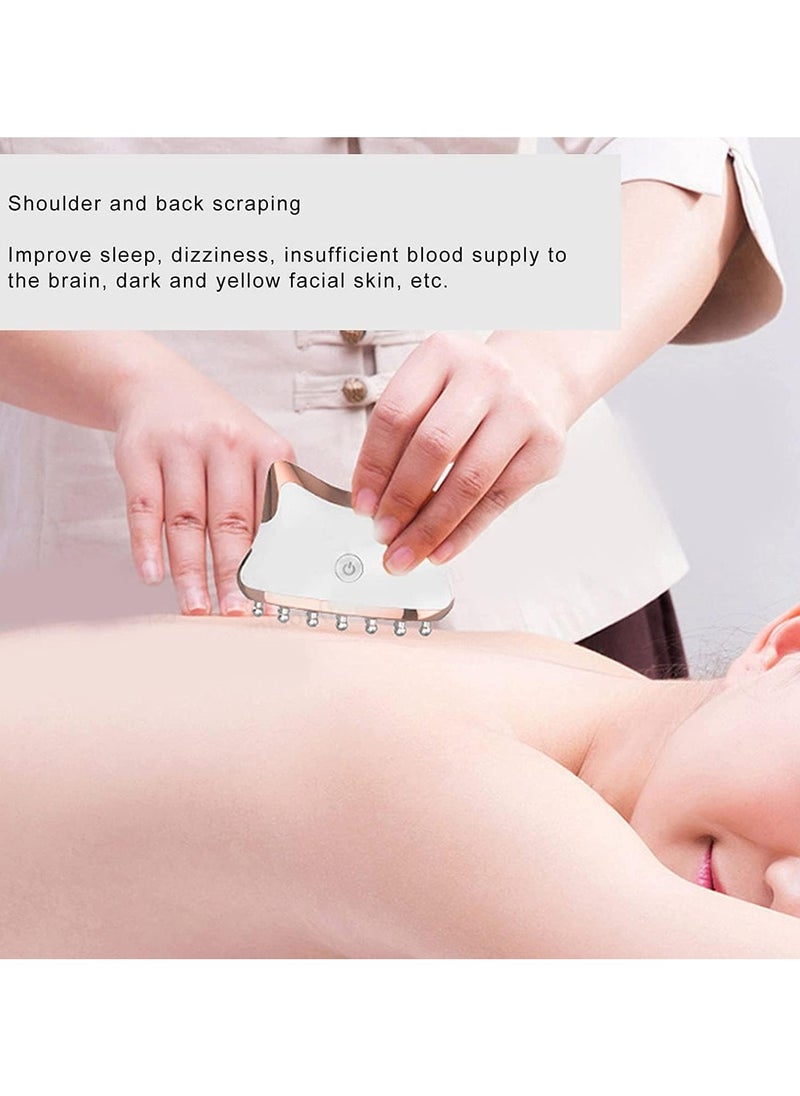 Generic Three-gear Electric Gua Sha Board, Scratch Board, Microcurrent Electric Facial Massager for Body Pain Relief, Detoxification, and Meridian Drilling  - Image 3