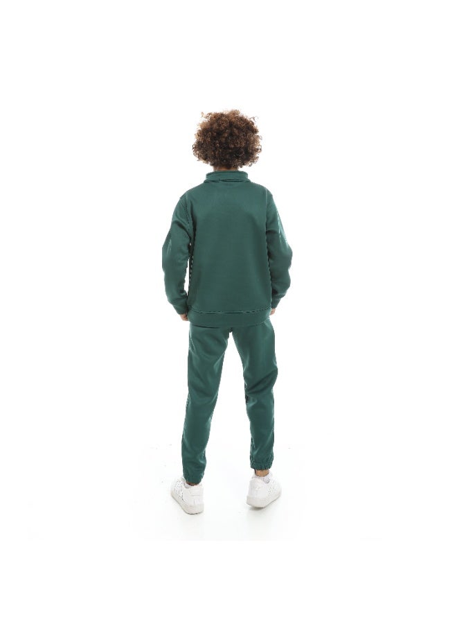 سيزار ترنج أولادي شتوي ضهر قطيفة من الداخل وسستة علي الصدر - Image 4