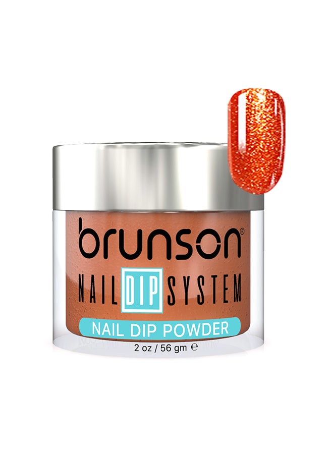 Nail Dip Powder Dip And Buff System Color 56gm, French Nail Art Starter Manicure Salon DIY At Home Odor Free And Long Lasting No Needed Nail Lamp Curing BDK042