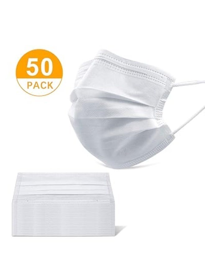Bariq Everyday Medical Face Masks – Pack of 50, 3 Layers of Protection with Comfortable Ear Loops - Image 3