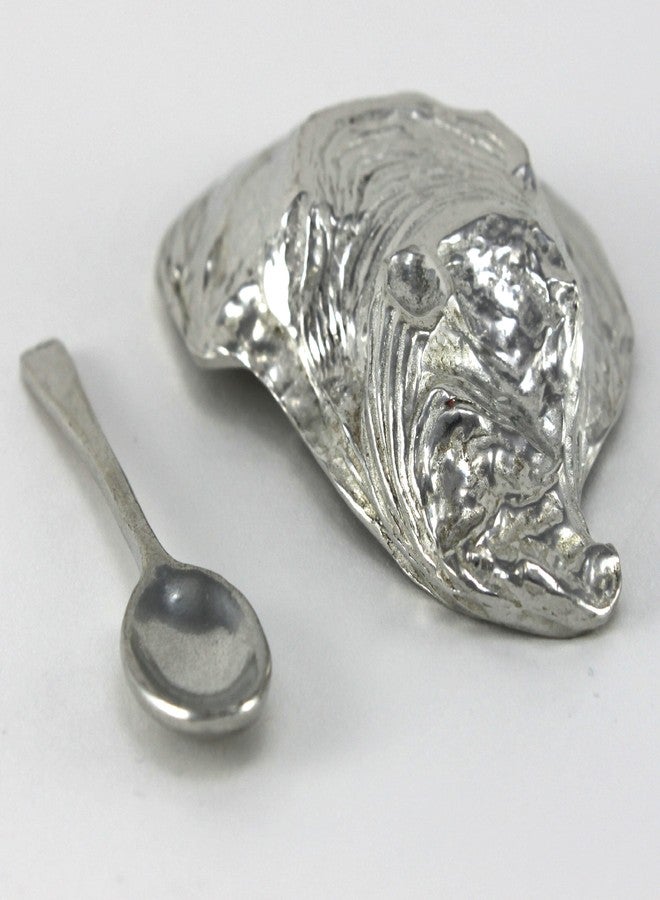 Basic Spirit Pewter Oyster Shell Salt Cellar - Image 3