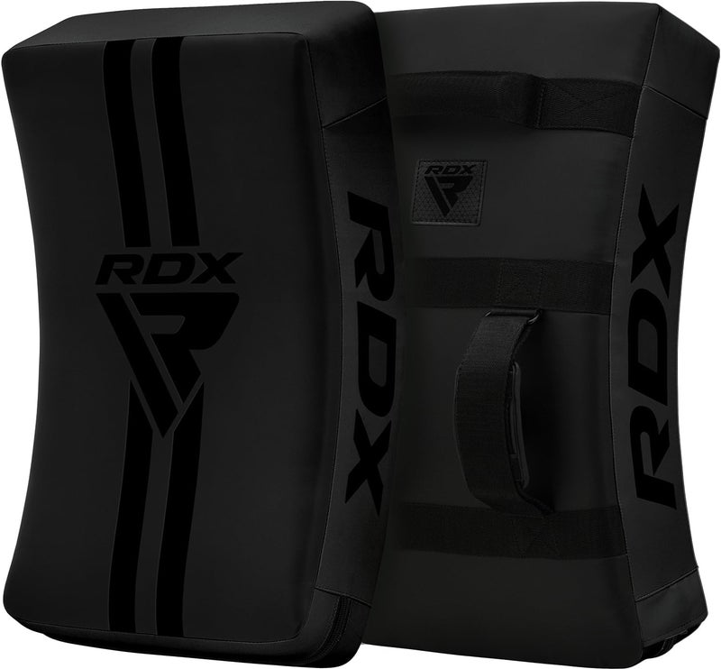 Rdx Kick Shield Muay Thai Kickboxing, 60CM Large Heavy Curved Kicking Striking Body Pad, Punching Foot Target MMA Boxing Training, 3 Padded Handles, Martial Arts Karate TKD Taekwondo (ONE PAD ONLY) - Image 1