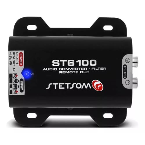 Stetsom ST61003in1 Product Car Audio Converter Wire to RCA Noise Filter and Remote Output Activated by Sound for Original Factory Radio Player - Image 1