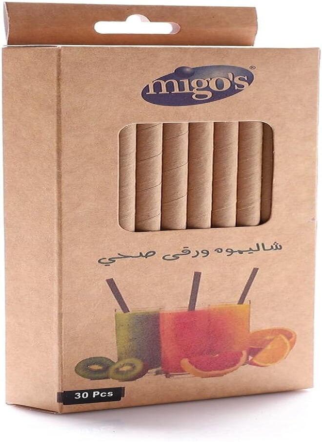 arix - Migo's Kraft Paper Straw, 8 ml Capacity - Image 1