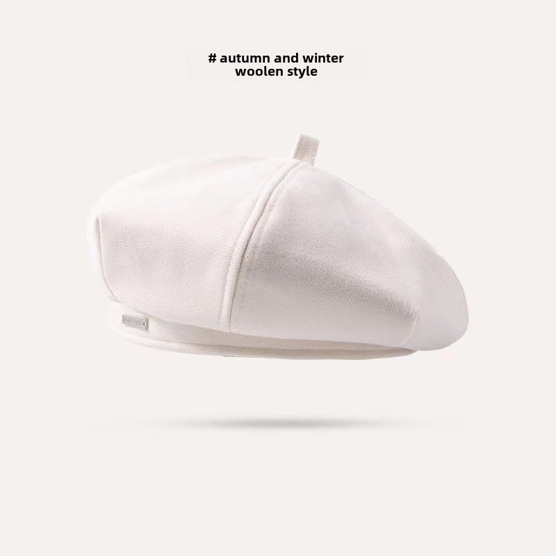 Stylish Beret Starry Autumn Cap Vintage Painter Hat Khaki  - Image 2