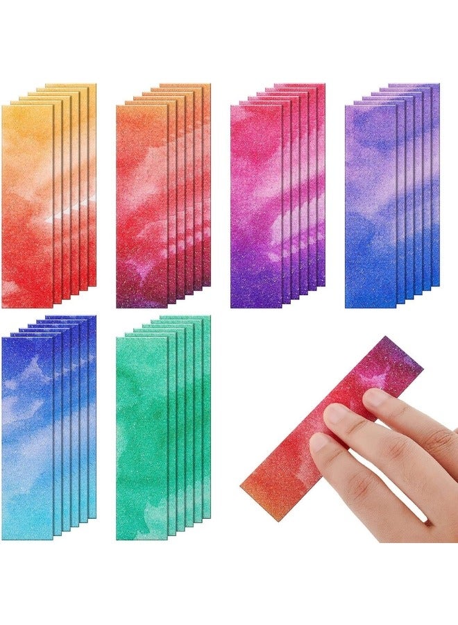 Watercolor Sensory Strips (36-Pack) – Textured Fidget Stickers for Stress & Anxiety Relief, Calming Tactile Strips for Focus, ADHD, Autism, Sensory Processing Needs & Mental Health Support | Self-Adhesive, Repositionable Sensory Tools for Phones, Laptops, Desks, Notebooks, Classrooms, Offices, Therapy Kits & Travel Use - Image 1