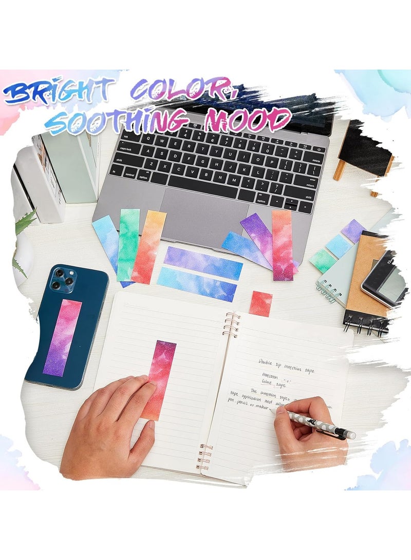 Watercolor Sensory Strips (36-Pack) – Textured Fidget Stickers for Stress & Anxiety Relief, Calming Tactile Strips for Focus, ADHD, Autism, Sensory Processing Needs & Mental Health Support | Self-Adhesive, Repositionable Sensory Tools for Phones, Laptops, Desks, Notebooks, Classrooms, Offices, Therapy Kits & Travel Use - Image 4