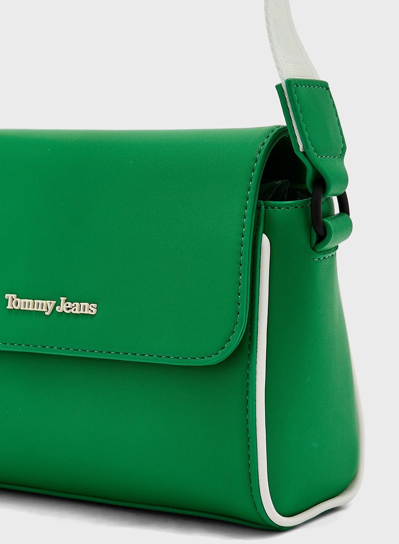 Stadium Prep Flap Over Crossbody Bag