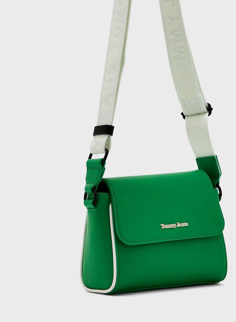 Stadium Prep Flap Over Crossbody Bag