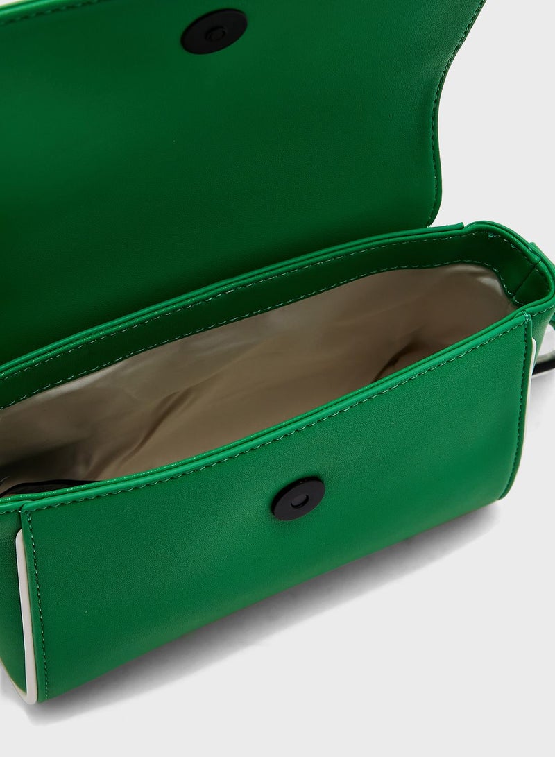 Stadium Prep Flap Over Crossbody Bag